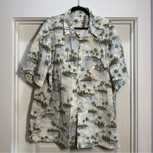 Vintage Pierre Cardin Men's Hawaiian Style Shirt 3XLT